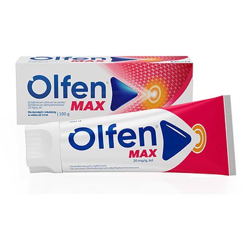 Miniaturka artykułu - OLFEN MAX żel 20mg/g, 100g USZKODZONE OPAKOWANIE TEKTUROWE