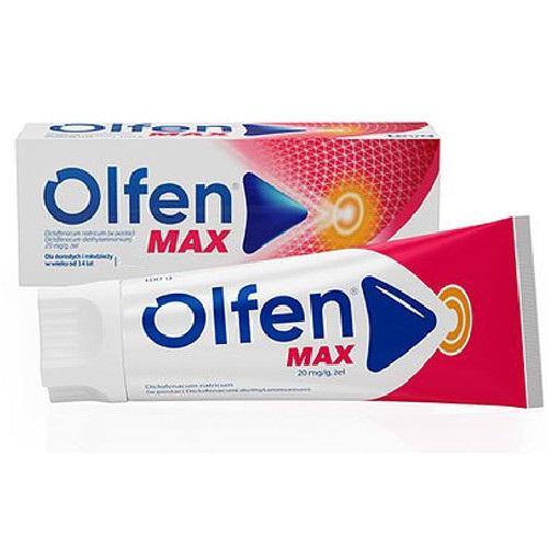 Miniaturka artykułu - OLFEN MAX żel 20mg/g, 150g USZKODZONE TEKTUROWE OPAKOWANIE