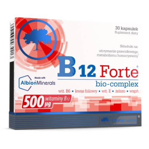 Miniaturka artykułu - OLIMP B12 FORTE BIO-COMPLEX - 30 kapsułek 
