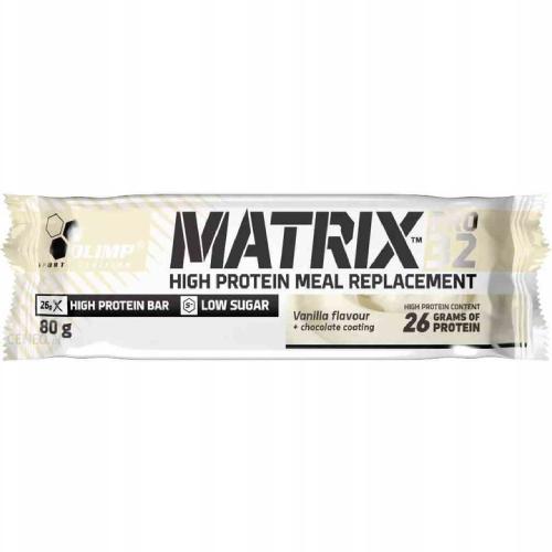 OLIMP Baton wysokobiałkowy Matrix Pro 32 Wanilia, 80g