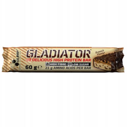 OLIMP Baton wysokobiałkowy Gladiator Brownie, 60g