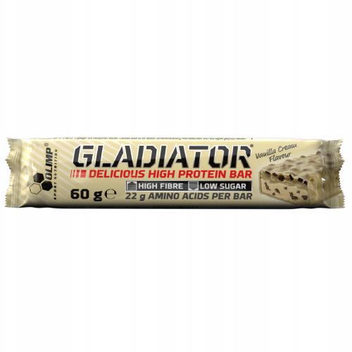 OLIMP Baton wysokobiałkowy Gladiator Vanilla, 60g