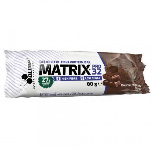 OLIMP Baton wysokobiałkowy Matrix Pro 32 Double Chocolate, 80g