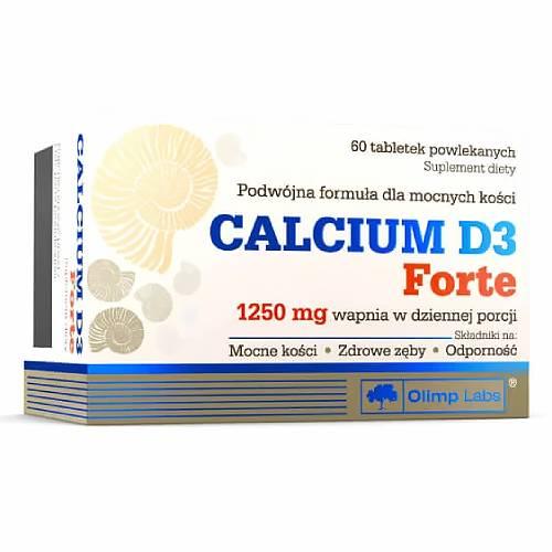 Miniaturka artykułu - OLIMP Calcium D3 Forte - 60 tabletek