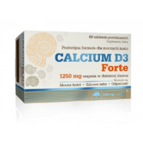 Miniaturka artykułu - OLIMP Calcium D3 Forte - 60 tabletek USZKODZONE TEKTUROWE OPAKOWANIE