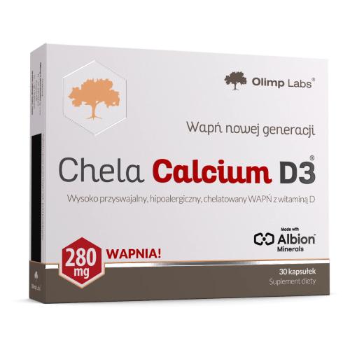Miniaturka artykułu - OLIMP CHELA-CALCIUM D3 - 30 kapsułek