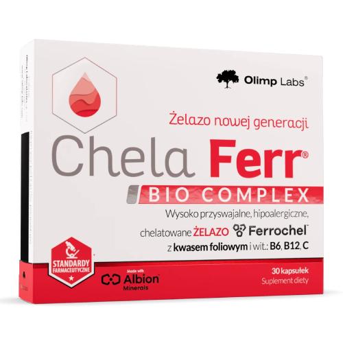 Miniaturka artykułu - Olimp Chela-Ferr Bio-complex, 30 kaps.
