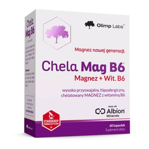 Miniaturka artykułu - Olimp Chela-Mag B6, 60 kaps.