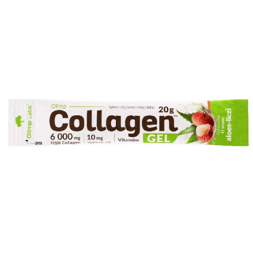 Miniaturka artykułu - Olimp Collagen Gel o smaku aloes-liczi, 20 g