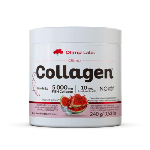 Miniaturka artykułu - OLIMP Collagen o smaku arbuzowym, 240g