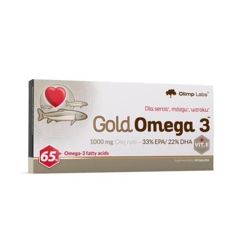Miniaturka artykułu - OLIMP GOLD OMEGA 3 1000 mg - 60 kapsułek USZZKODZONE/ BRAK OPAKOWANIA