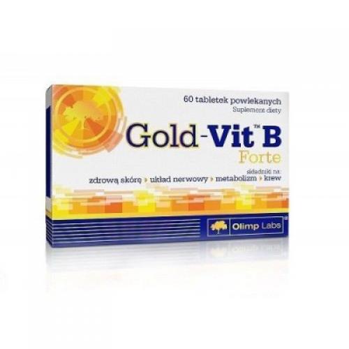 Miniaturka artykułu - Olimp Gold-Vit B Forte, 60 tabl. BRAK TEKTUROWEGO OPAKOWANIA 