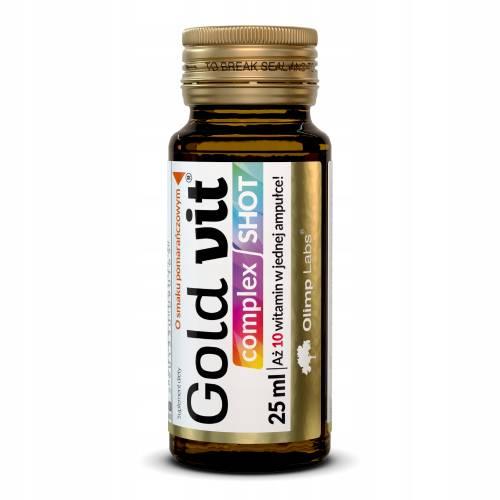 Miniaturka artykułu - OLIMP Gold-Vit Complex shot - pomarańcza, 25ml