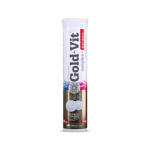 Miniaturka artykułu - OLIMP Gold-Vit Complex+Żelazo - 20 tabletek musujących (8784) 