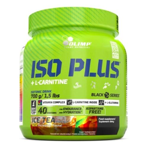 Miniaturka artykułu - OLIMP Iso plus L-Carnitine - Ice Tea, 700g