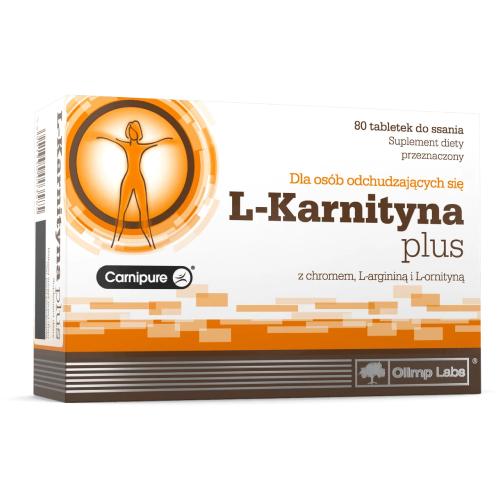 Miniaturka artykułu - OLIMP L-KARNITYNA Plus - 80 tabletek