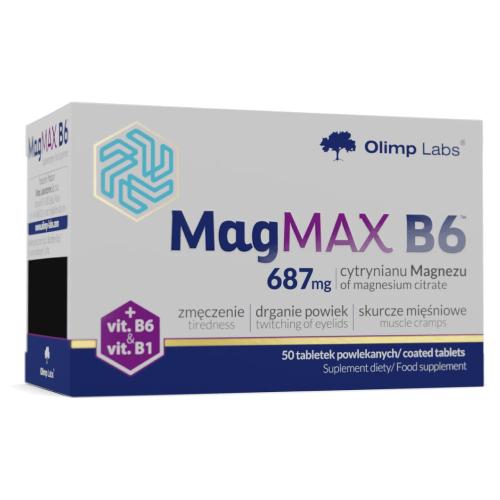 Miniaturka artykułu - OLIMP  MAGMAX B6 - 50 tabletek