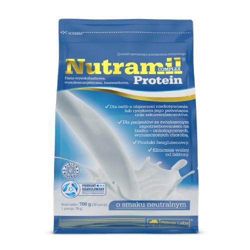 Miniaturka artykułu - Olimp Nutramil Complex Protein smak neutralny, 700g/USZKODZONE  OPAKOWANIE