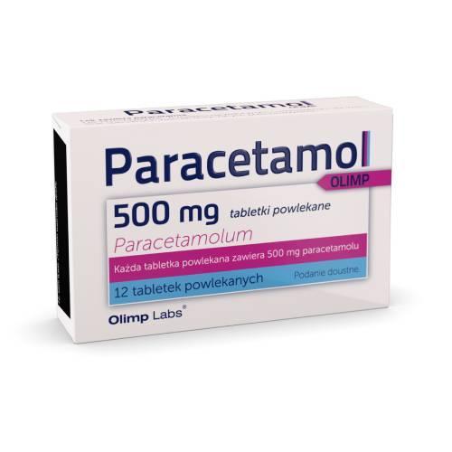 Miniaturka artykułu - Olimp Paracetamol 500 mg, 12 tabletek