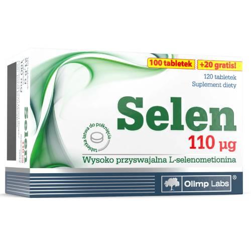 Miniaturka artykułu - OLIMP Selen 110 mcg  - 120 tabletek