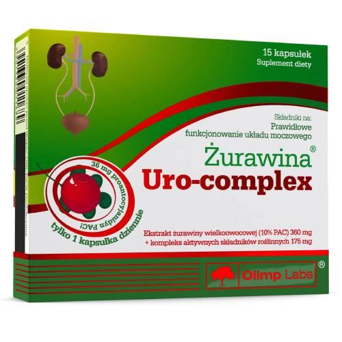Miniaturka artykułu - OLIMP ŻURAWINA URO-COMPLEX - 15 kapsułek