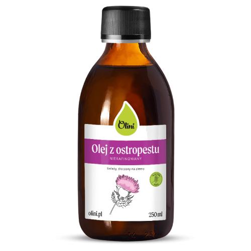 Miniaturka artykułu - Olini Olej z ostropestu, 250 ml