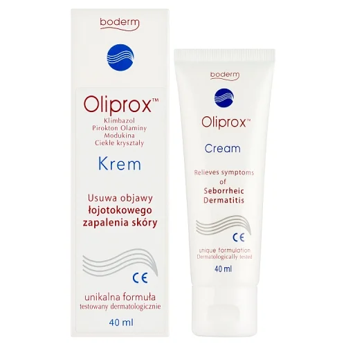 Miniaturka artykułu - OLIPROX Krem na ŁZS łupież pstry i grzybicę sk&oacute;ry, 40 ml