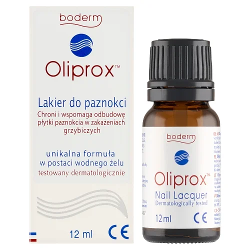 Miniaturka artykułu - Oliprox Lakier przeciwgrzybiczy do paznokci, 12 ml