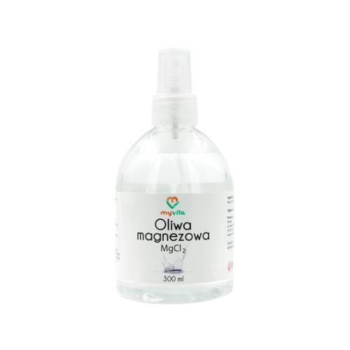 Miniaturka artykułu - MyVita Oliwa magnezowa, 300 ml