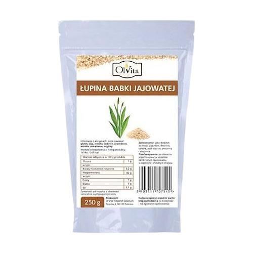 Miniaturka artykułu - Olvita Łupina babki jajowatej, 250 g KR&Oacute;TKA DATA 24.07.2026