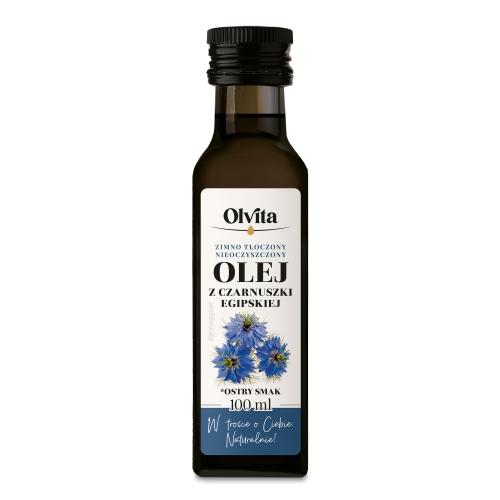 Miniaturka artykułu - OLVITA Olej z czarnuszki zimnotłoczony, 100 ml
