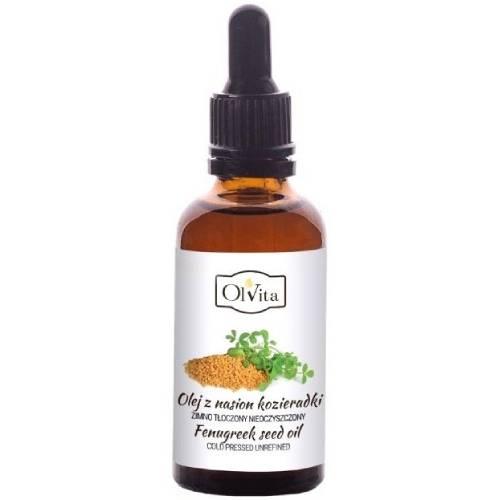 Miniaturka artykułu - OLVITA Olej z nasion kozieradki, 50 ml