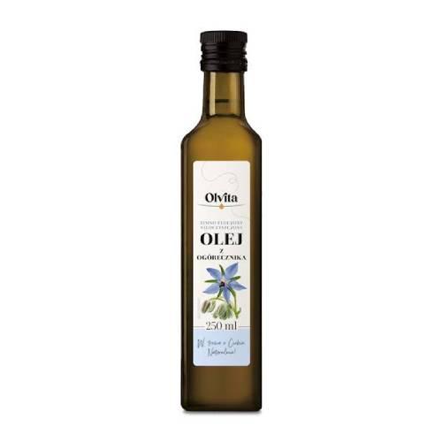 Miniaturka artykułu - Olvita Olej z og&oacute;recznika zimno tłoczony, 250 ml