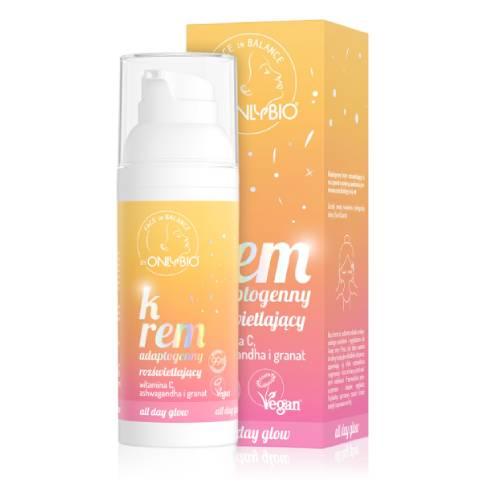Miniaturka artykułu - ONLYBIO Face in Balance Krem do twarzy adaptogenny, rozświetlający, 50ml