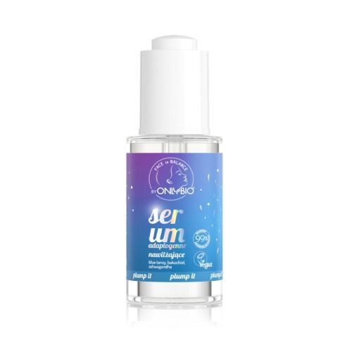 Miniaturka artykułu - OnlyBio Face in Balance Serum do twarzy adaptogenne nawilżające, 30ml