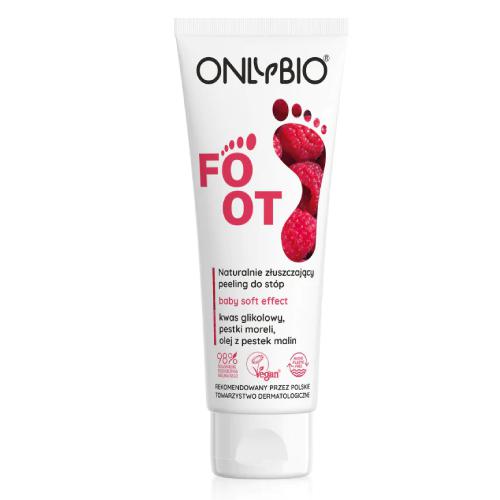 Miniaturka artykułu - OnlyBio FOOT Naturalnie złuszczający peeling do st&oacute;p, 75ml