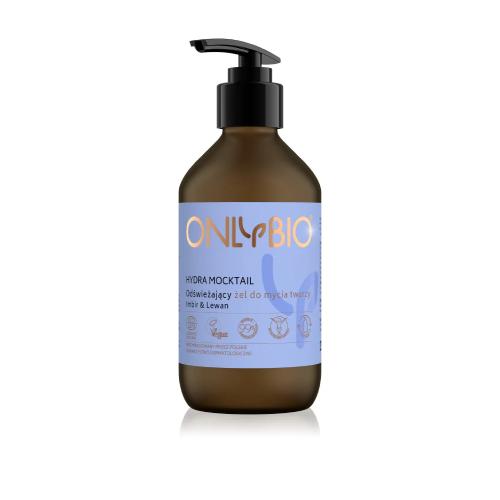 Miniaturka artykułu - OnlyBio Hydra Mocktail Żel do mycia twarzy odświeżający Imbir&Lewan, 250ml