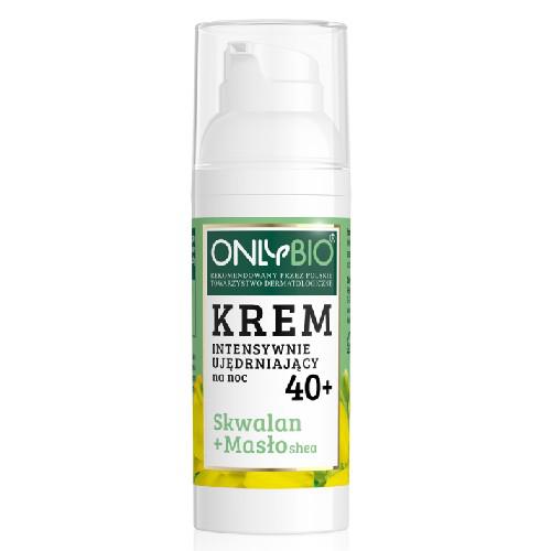 Miniaturka artykułu - OnlyBio Intensywnie ujędrniający krem na noc 40+, 50ml