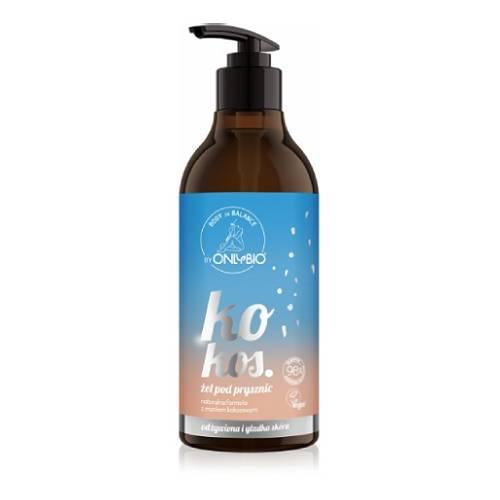 Miniaturka artykułu - OnlyBio Żel pod prysznic Kokos, 400ml