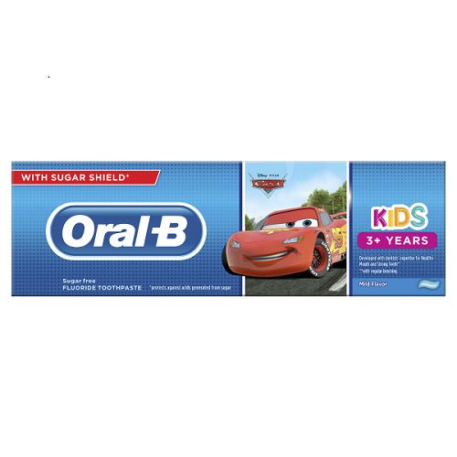 Miniaturka artykułu - ORAL-B KIDS Pasta do zęb&oacute;w dla dzieci 3+ Cars, 75 ml