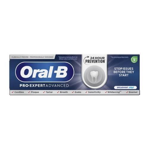 Miniaturka artykułu - ORAL-B PRO-EXPERT Advanced Pasta do zęb&oacute;w, 75ml USZKODZONE TEKTUROWE OPAKOWANIE