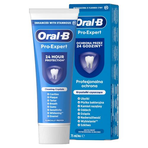 Miniaturka artykułu - Oral-B Pro-Expert Professional Protection Profesjonalna ochrona Pasta do zęb&oacute;w, 75 ml