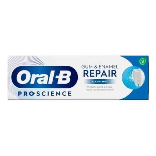 Miniaturka artykułu - ORAL-B PRO-SCIENCE Gum & Enamel Repair Classic Mint Pasta do zęb&oacute;w, 75ml