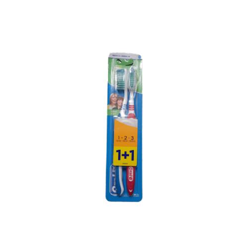 Miniaturka artykułu - ORAL-B Szczoteczka do zęb&oacute;w 3-Effect Natural Fresh Medium 40, 2szt.