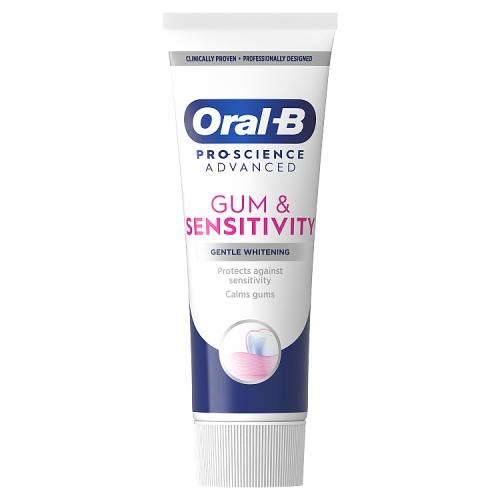 Oral-B Pro-Science Gum & Sensitivity Delikatne Wybielanie Pasta do zęb&oacute;w, 75 ml