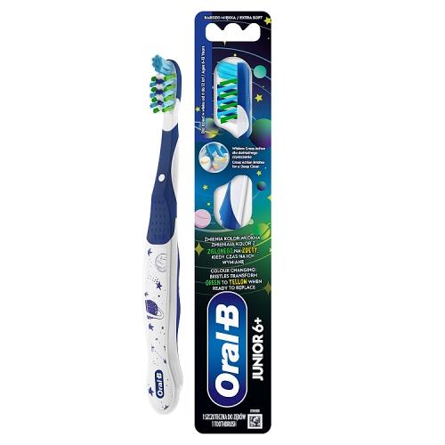 Miniaturka artykułu - Oral-B Junior 6+ Szczoteczka do zęb&oacute;w dla dzieci bardzo miękka, 1 szt.