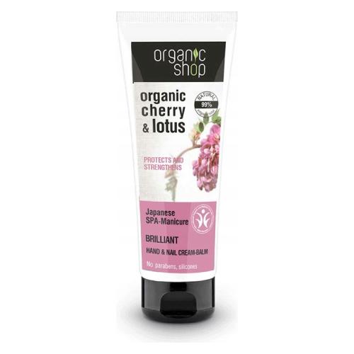 Miniaturka artykułu - ORGANIC SHOP Balsam do rąk i paznokci wzmacniający Japońskie SPA, 75 ml KR&Oacute;TKA DATA 17.10.2024