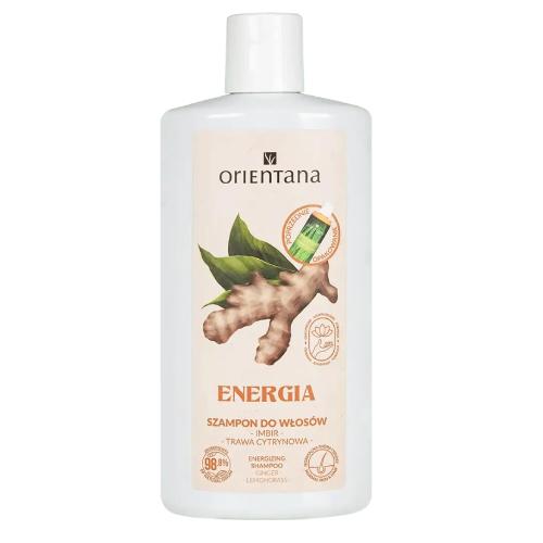 Miniaturka artykułu - Orientana Ajuwerdyjski oczyszczający szampon do włos&oacute;w Imbir i Trawa cytrynowa, 210 ml