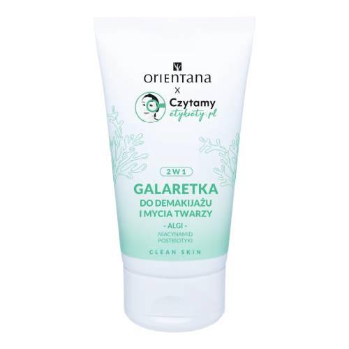 Miniaturka artykułu - Orientana Clean Skin Galaretka do demakijażu i mycia twarzy 2w1, 125 ml