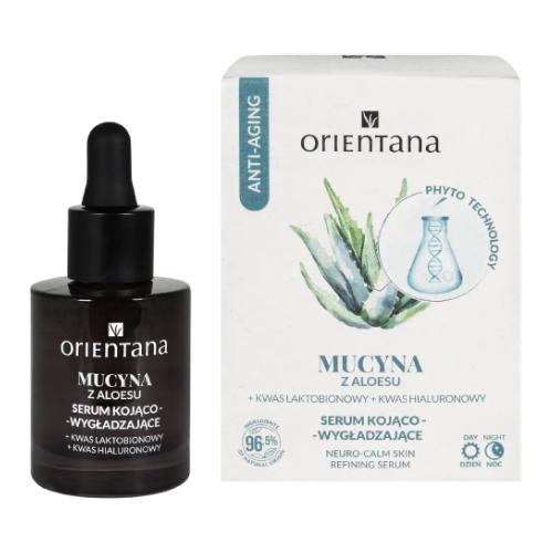 Miniaturka artykułu - Orientana Phyto Technology Serum kojąco-wygładzające Mucyna Kwas Hialuronowy i Laktobionowy, 30 ml